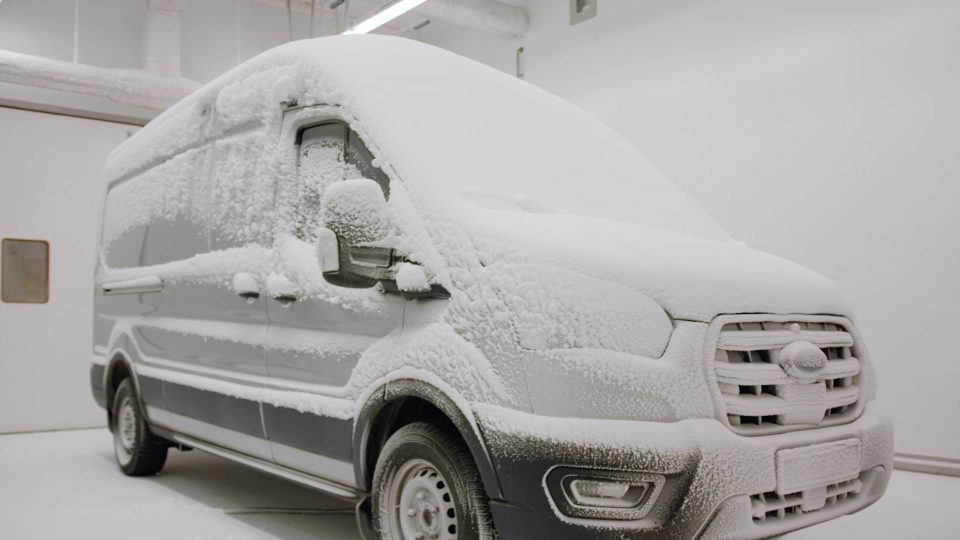 Ford transit in sales snow