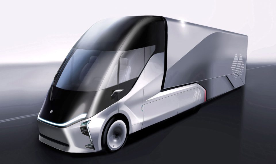 DeepWay Xingtu, the new Chinese concept of autonomous truck (designed ...